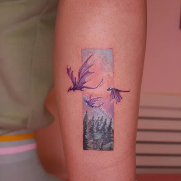 miniature tattoo by Юлия Гришанок in Saint Petersburg