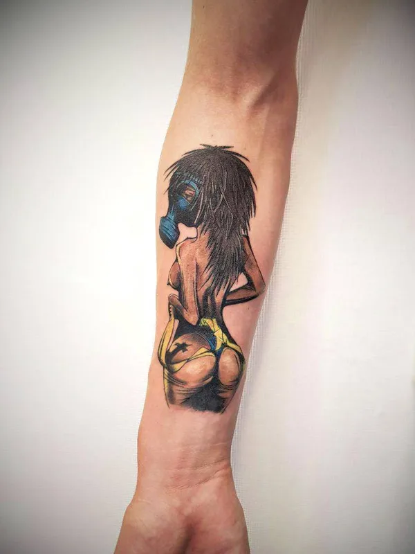 female color illustrative татуировка на forearm #32388 | Тату мастер ИЛЬЯ DRUCH