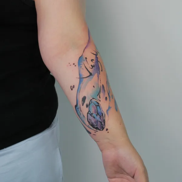 Abstract tattoo by Алина Лоткова in Moscow