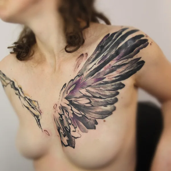 Abstract tattoo by Алина Лоткова in Moscow