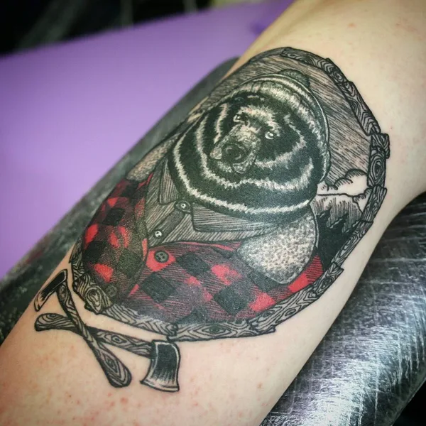 Graphic tattoo by Тим Дёрт in Химки