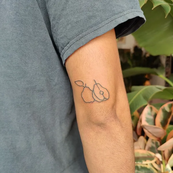 Linework tattoo by taxidermy_diaries in Amsterdam