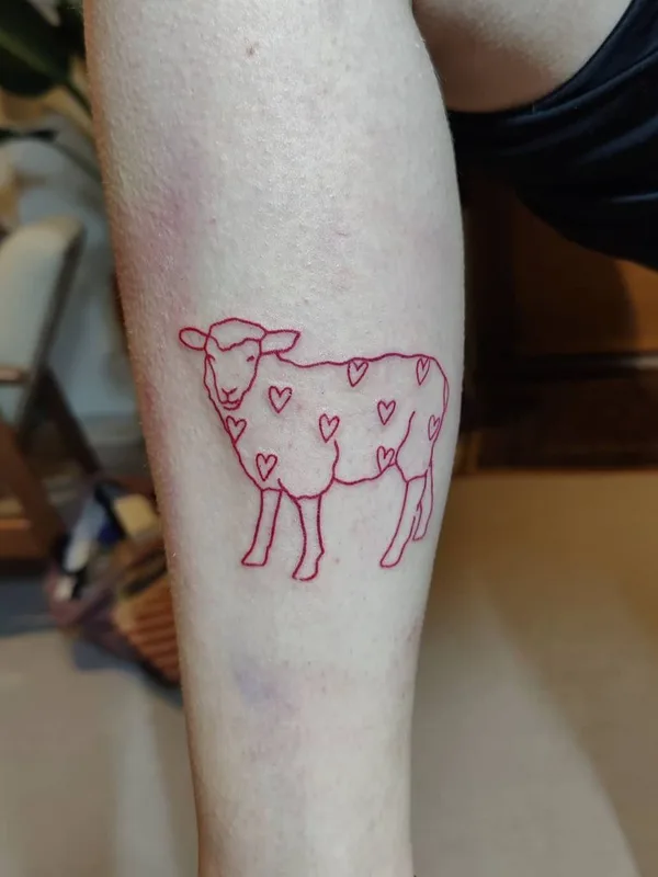 Linework tattoo by taxidermy_diaries in Amsterdam