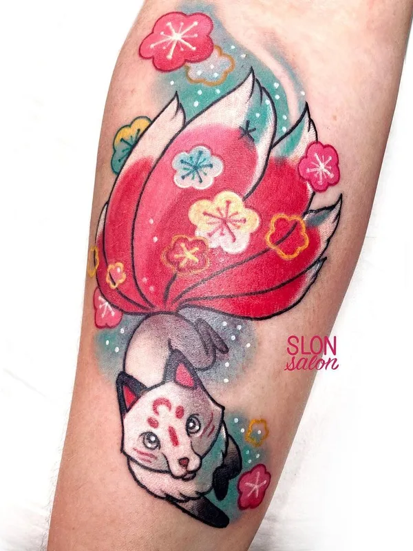 color japanese татуировка на forearm #44873 | Тату мастер Katya Slonenko