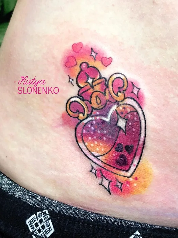 color watercolor татуировка на side #44876 | Тату мастер Katya Slonenko