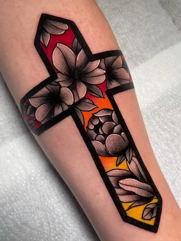 color neo traditional Tatuaggio su forearm #44887 | Tatuatore Wesley