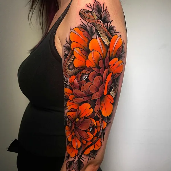 Neo Traditional tattoo by Wesley in Breukelen