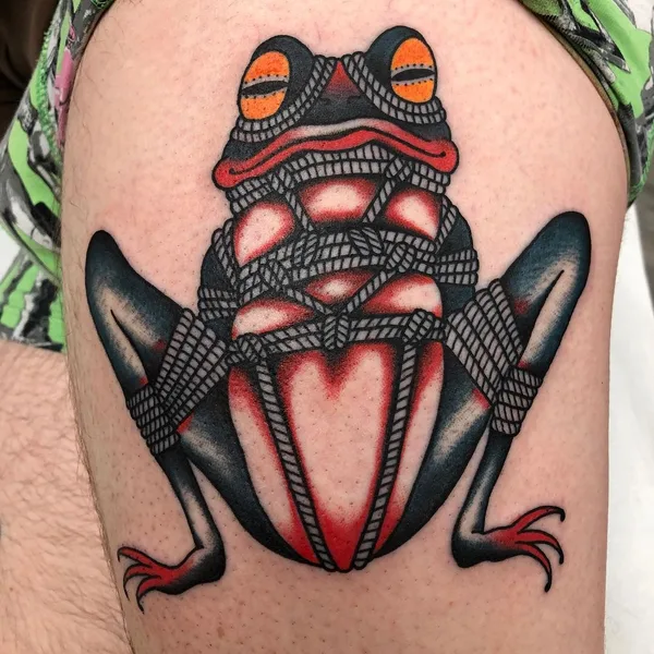 Traditional tattoo by Jeroen van Dijk in Amsterdam