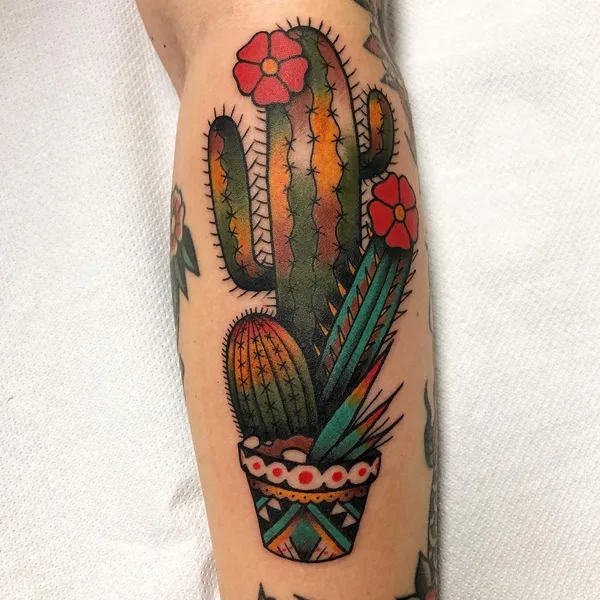 Traditional tattoo by Jeroen van Dijk in Amsterdam
