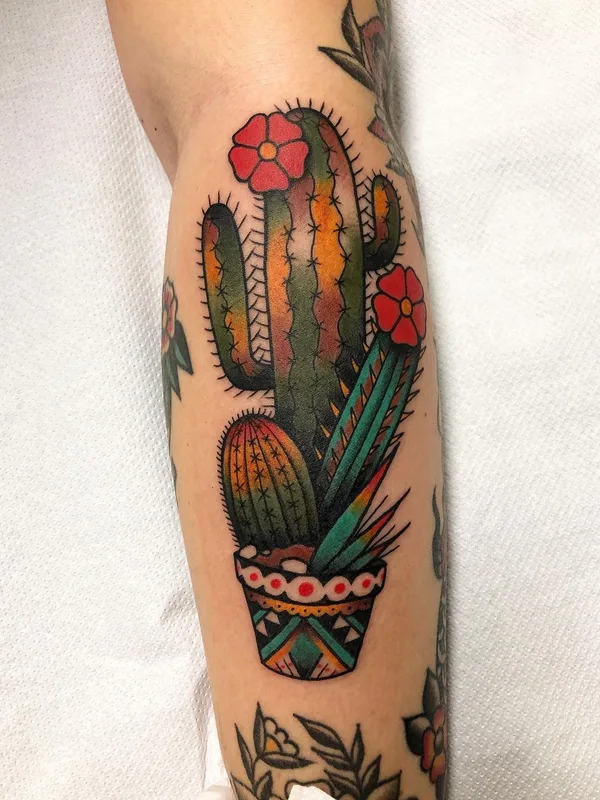 Traditional tattoo by Jeroen van Dijk in Amsterdam