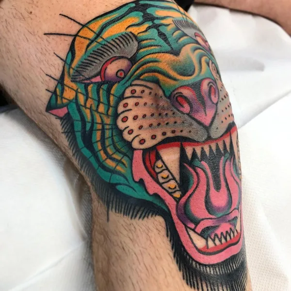 Traditional tattoo by Jeroen van Dijk in Amsterdam