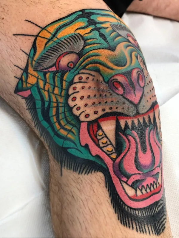 Traditional tattoo by Jeroen van Dijk in Amsterdam
