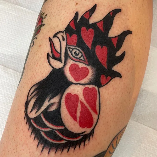 Traditional tattoo by KiMi VERA in Madrid