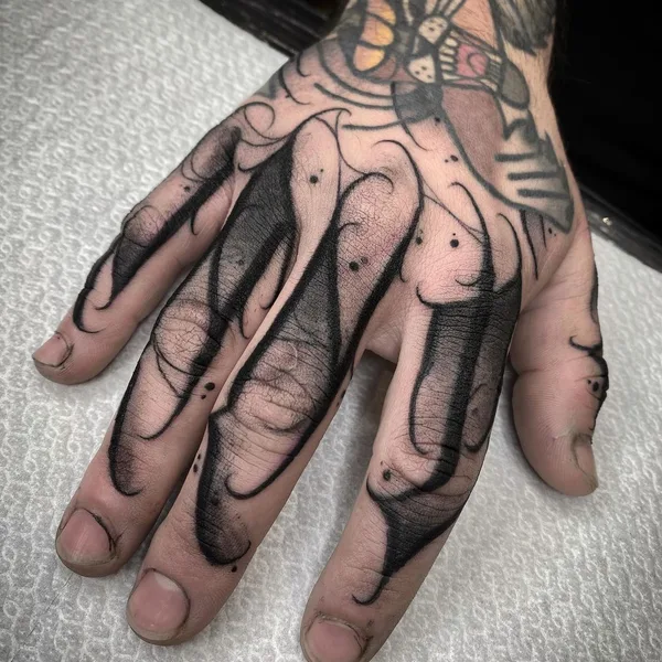 Леттеринг tattoo by Diego Garrafa