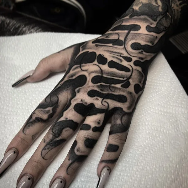 Леттеринг tattoo by Diego Garrafa