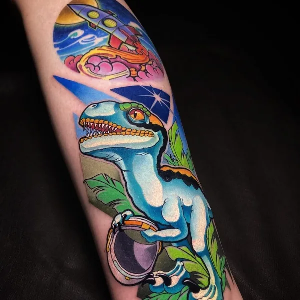 Neo Traditional tattoo by Роман Закиров in Moscow