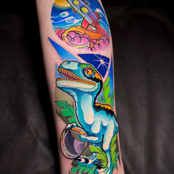 Neo Traditional tattoo by Роман Закиров in Moscow