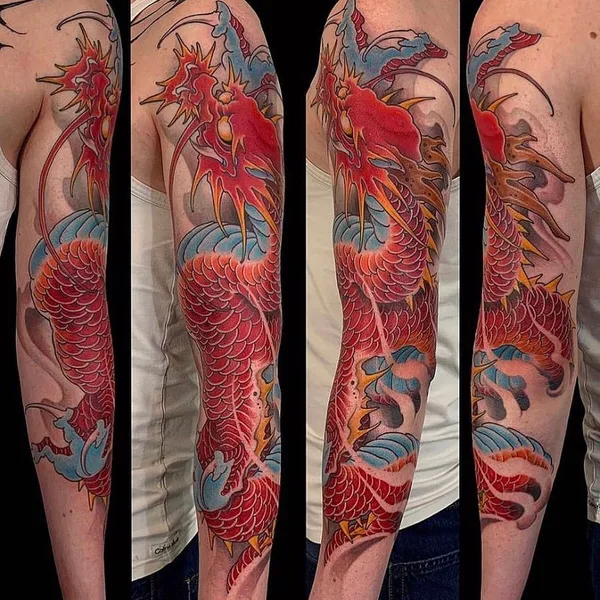 Traditional tattoo by Kimihito in Amsterdam