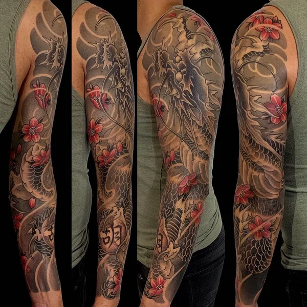 Traditional tattoo by Kimihito in Amsterdam