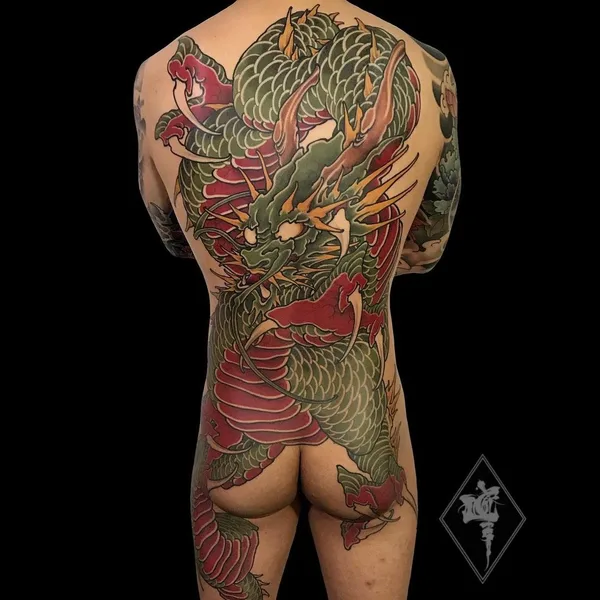 Traditional tattoo by Kimihito in Amsterdam