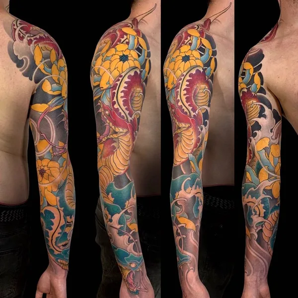 Traditional tattoo by Kimihito in Amsterdam