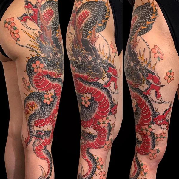 Traditional tattoo by Kimihito in Amsterdam
