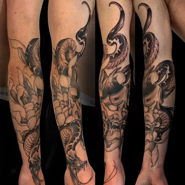 Traditional tattoo by Kimihito in Amsterdam