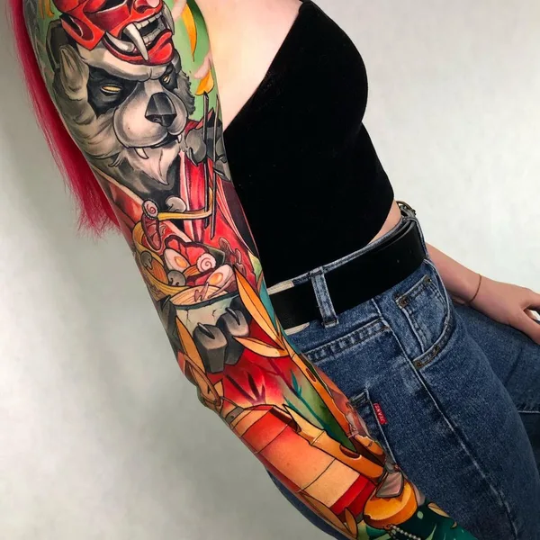 Neo Traditional tattoo by Дмитрий Харлеич in Saint Petersburg