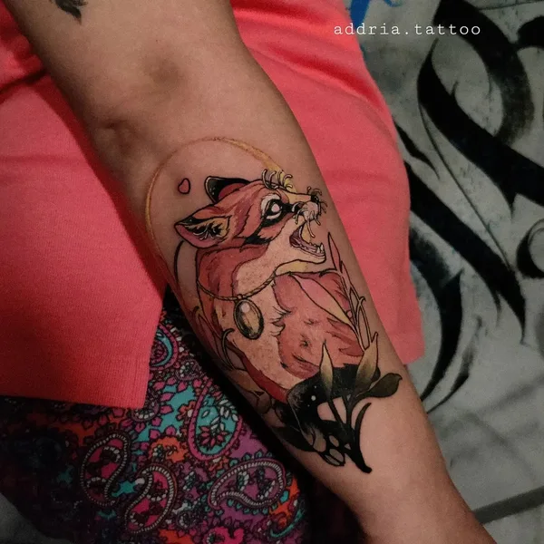 Botanical tattoo by Ксения Дорошина in Moscow