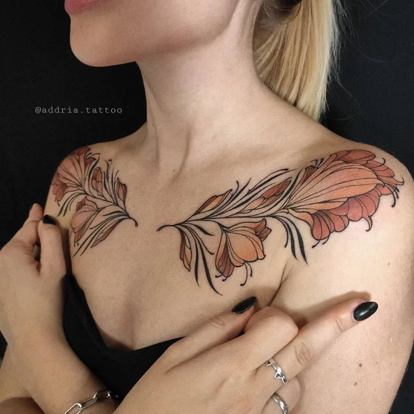 Botanical tattoo by Ксения Дорошина in Moscow