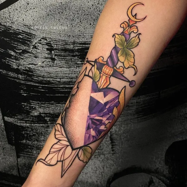 Botanical tattoo by Ксения Дорошина in Moscow