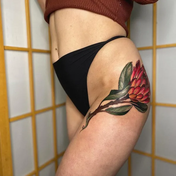 Neo Traditional tattoo by Екатерина Острова in Moscow