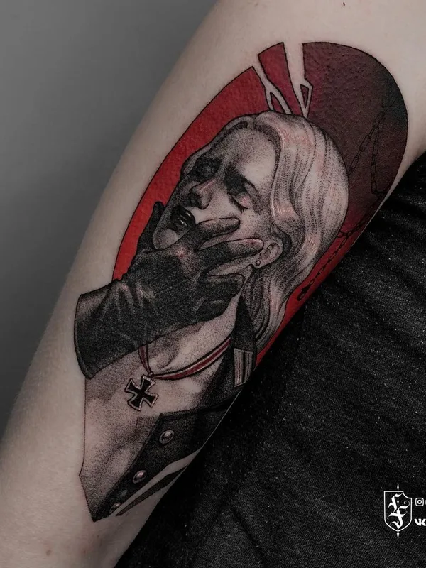 female black and grey black and grey 타투 부위 forearm #45090 | 타투이스트 Валерия Тимофеева