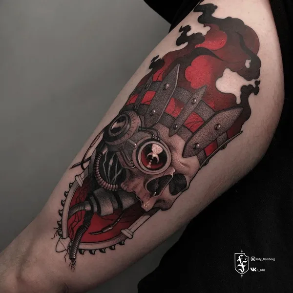 whipshading tattoo by Валерия Тимофеева in Moscow