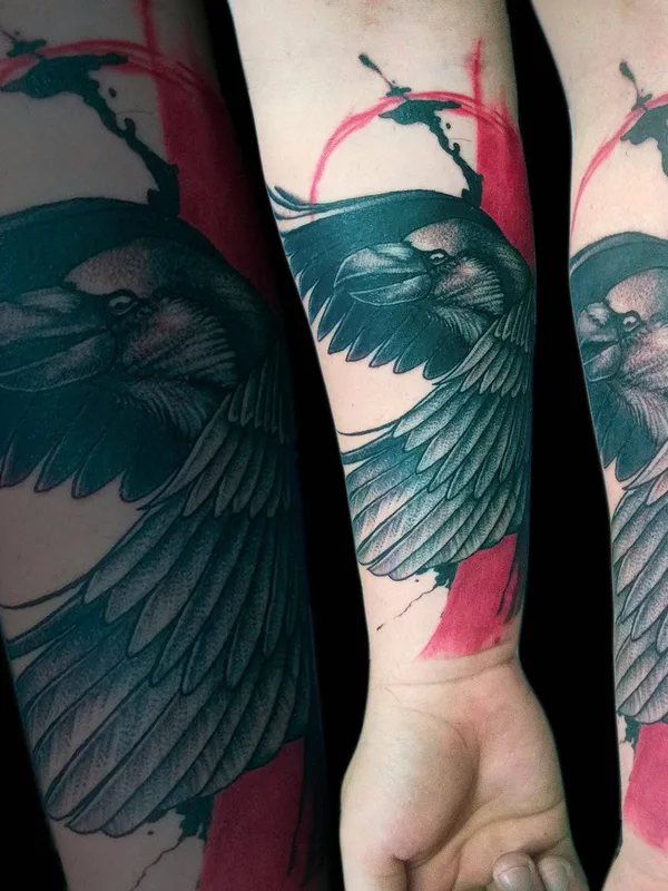 color illustrative татуировка на forearm #22751 | Тату мастер Andrey Shishebarov