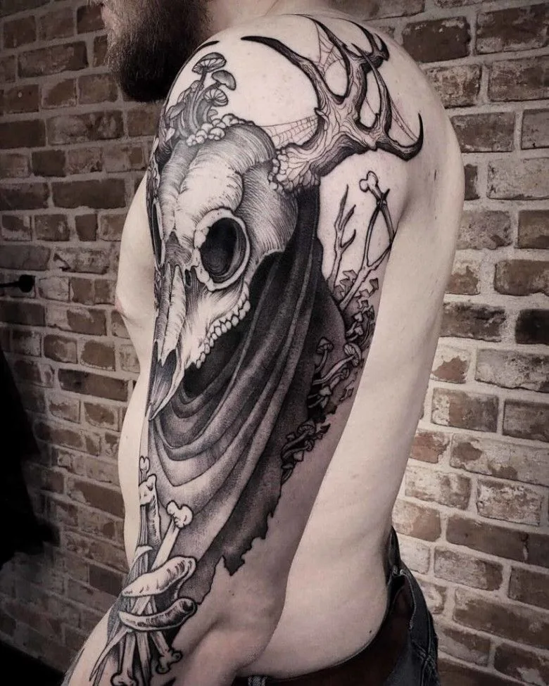 whip shading tattoo