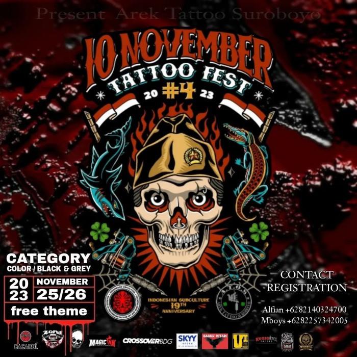 10 November Tattoo Fest 2023 10 November Tattoo Fest 2023