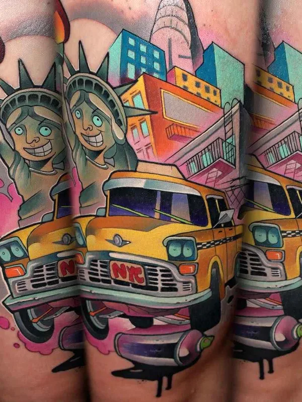 Авторская tattoo by Lehel Nyeste in Budapest