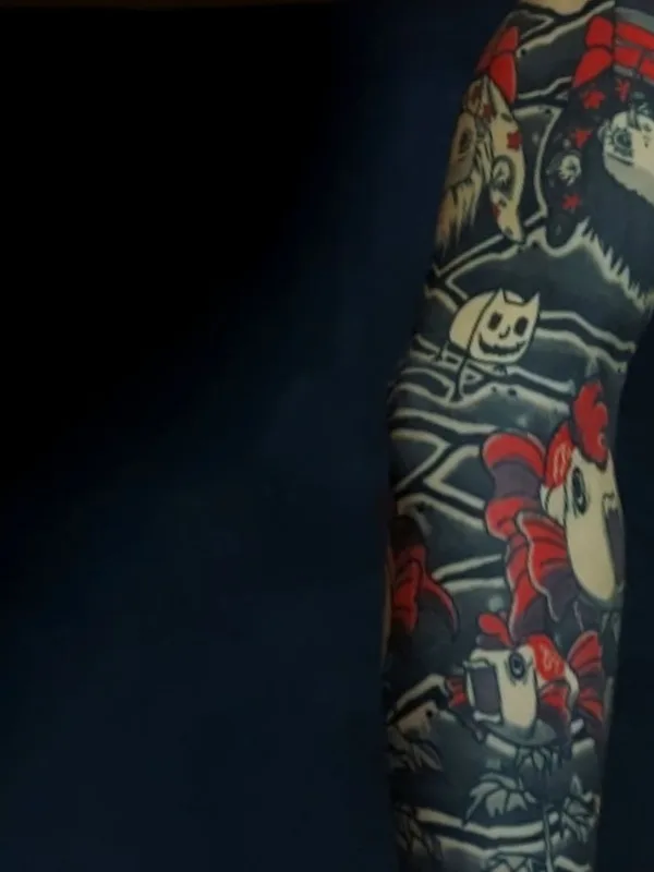 color japanese 타투 부위 full sleeve #46650 | 타투이스트 Жаворонкова Ксения
