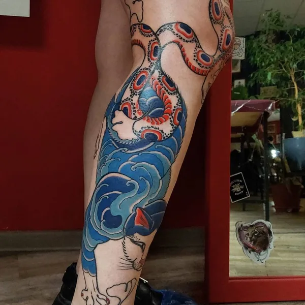 Oriental tattoo by Жаворонкова Ксения in Воронеж