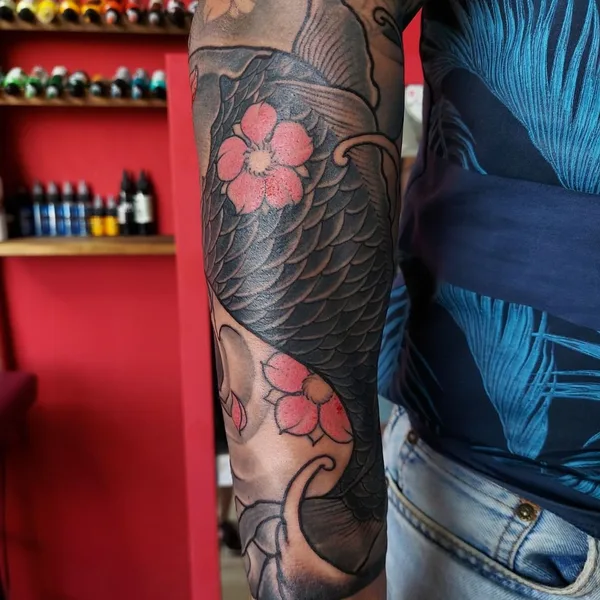 Oriental tattoo by Жаворонкова Ксения in Воронеж