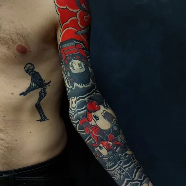 Oriental tattoo by Жаворонкова Ксения in Воронеж