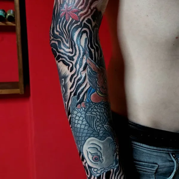Oriental tattoo by Жаворонкова Ксения in Воронеж