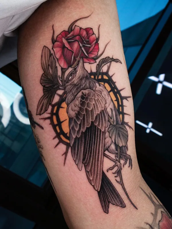 color neo traditional татуировка на forearm #46672 | Тату мастер Swan Tattooer