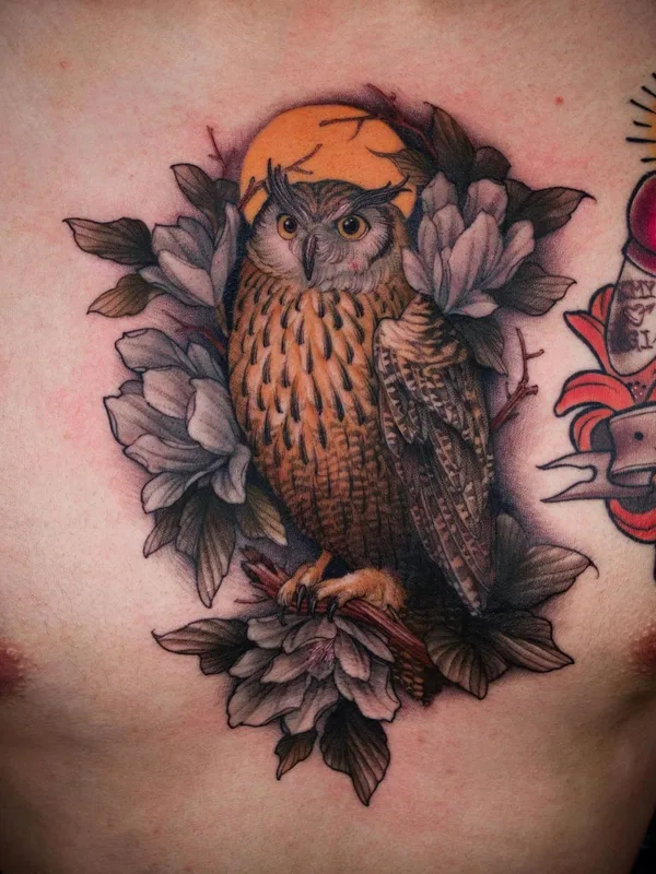color realism татуировка на chest #46671 | Тату мастер Swan Tattooer