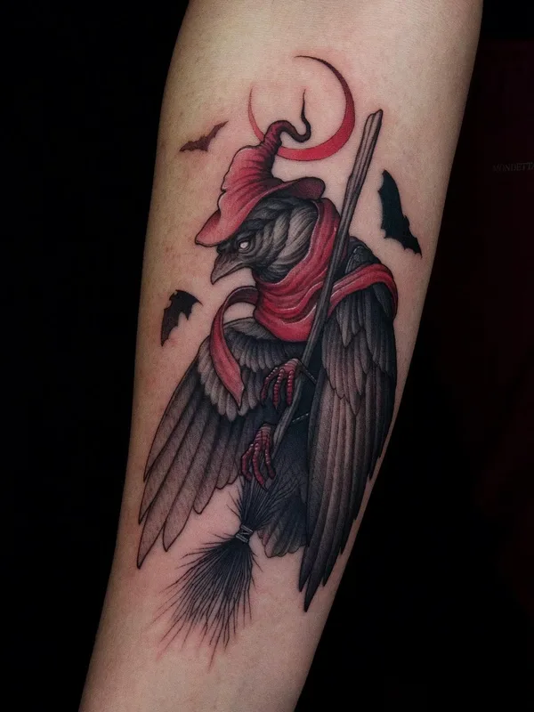 color illustrative татуировка на forearm #46674 | Тату мастер Swan Tattooer