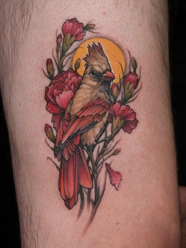 color realism татуировка на thigh #46675 | Тату мастер Swan Tattooer