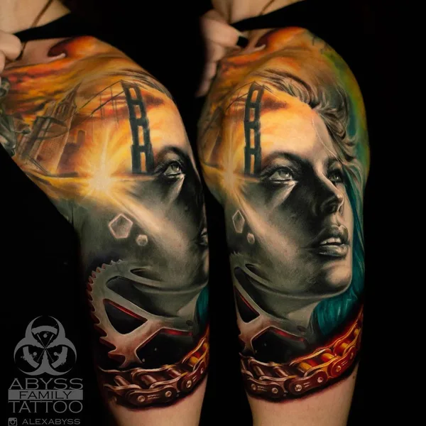 Realism tattoo by Alexander Abyss in Мурманск