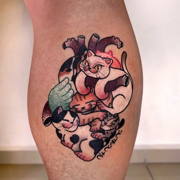 Neo Traditional tattoo by Chen Tattooer in Kuala Lumpur