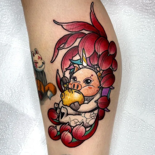 Neo Traditional tattoo by Chen Tattooer in Kuala Lumpur